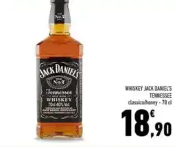 Conad Whiskey jack daniel's tennessee offerta
