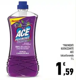 Conad Ace pavimenti igienizzante offerta