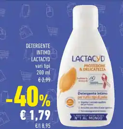 Conad Lactacyd detergente intimo offerta