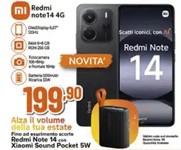 Ipercoop Redmi note14 4G offerta