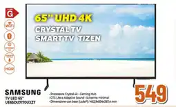 Ipercoop SAMSUNG TV LED 65" UE65DU7170UXZT offerta
