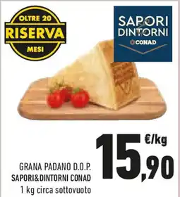 Conad Sapori dintorni conad grana padano d.o.p. offerta
