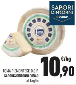 Conad Sapori dintorni conad toma piemontese d.o.p. offerta