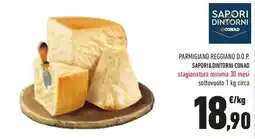 Conad Sapori dintorni conad parmigiano reggiano d.o.p. offerta