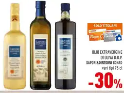 Conad Sapori dintorni conad olio extravergine di oliva d.o.p. offerta