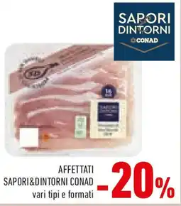 Conad Sapori dintorni conad affettati offerta