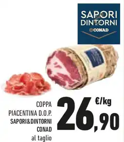 Conad Sapori dintorni conad coppa piacentina d.o.p. offerta