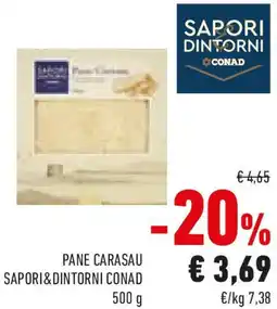 Conad Sapori dintorni conad pane carasau offerta