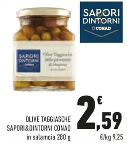 Conad Sapori dintorni conad olive taggiasche offerta