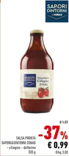 Conad Sapori dintorni conad salsa pronta offerta
