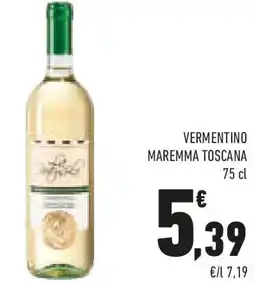 Conad Vermentino maremma toscana offerta
