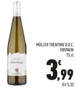 Conad Müller trentino d.o.c. costalta offerta