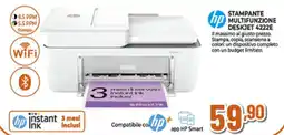 Ipercoop hp STAMPANTE MULTIFUNZIONE DESKJET 4222E offerta