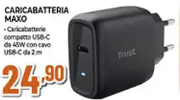 Ipercoop Trust caricabatteria maxo offerta
