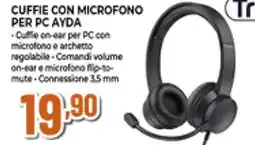 Ipercoop Trust cuffie con microfono per pc ayda offerta