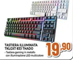 Ipercoop TASTIERA ILLUMINATA TKLGXT 833 THADO offerta