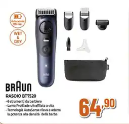 Ipercoop BRAUN RASOIO BT7520 offerta