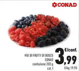 Conad Conad mix di frutti di bosco offerta
