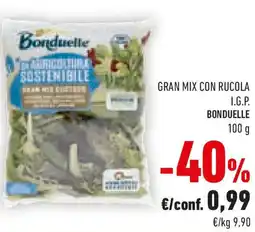 Conad Bonduelle gran mix con rucola i.g.p. 100 g offerta
