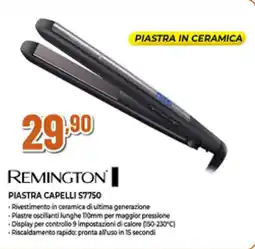 Ipercoop REMINGTON PIASTRA CAPELLI S7750 offerta