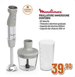 Ipercoop Moulinex FRULLATORE IMMERSIONE DD672810 offerta