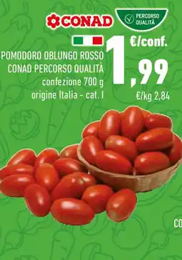 Conad Conad pomodoro oblungo rosso percorso qualità offerta