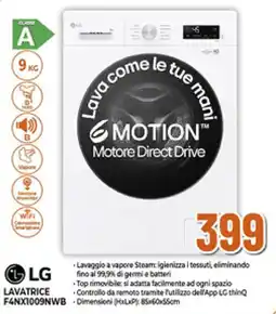 Ipercoop LG LAVATRICE F4NX1009NWB offerta