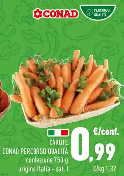Conad Conad carote percorso qualità confezione offerta