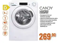 Ipercoop CANDY LAVATRICE CSS128TE11 offerta
