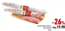 Conad Casa modena salame nobile gentile offerta