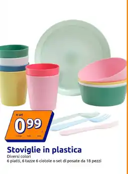 Action Stoviglie in plastica offerta