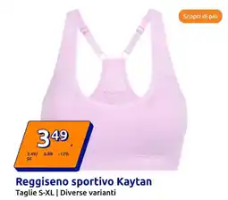 Action Reggiseno sportivo Kaytan offerta
