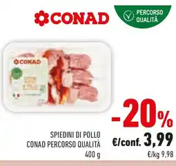 Conad Spiedini di pollo conad percorso qualità offerta