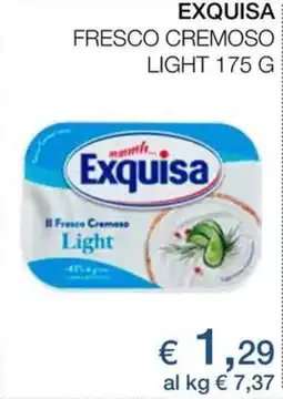 In Coop Exquisa fresco cremoso light offerta