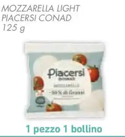 Conad Conad mozzarella light piacersi offerta