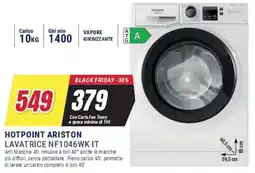 Trony HOTPOINT ARISTON LAVATRICE NF1046WK IT offerta