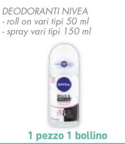 Conad Nivea deodoranti offerta
