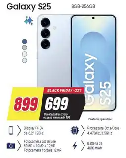 Trony SAMSUNG Galaxy S25 offerta