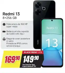 Trony Redmi 13 8+256 GB offerta