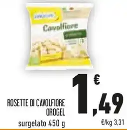 Conad Rosette di cavolfiore orogel surgelato offerta