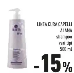 Conad Linea cura capelli alama shampoo vari tipi offerta