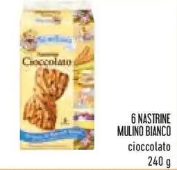 Conad 6 nastrine mulino bianco cioccolato offerta