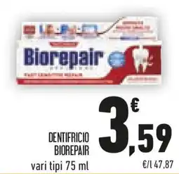 Conad Biorepair dentifricio biorepair vari tipi offerta
