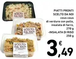 Spazio Conad Scelto da noi piatti pronti- -insalata di riso offerta