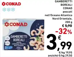 Spazio Conad Conad gamberetti boreali offerta