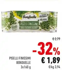 Conad Bonduelle piselli finissimi offerta