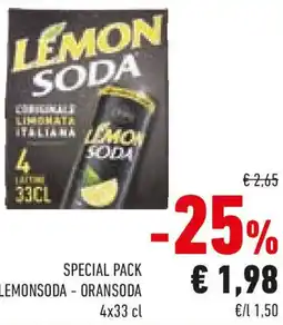 Conad Lemon soda special pack offerta
