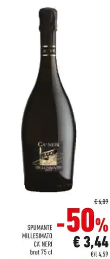 Conad Ca' neri brut spumante millesimato offerta