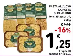 Spazio Conad La pasta di camerino pasta all'uovo offerta