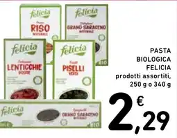 Spazio Conad Felicia pasta biologica offerta
